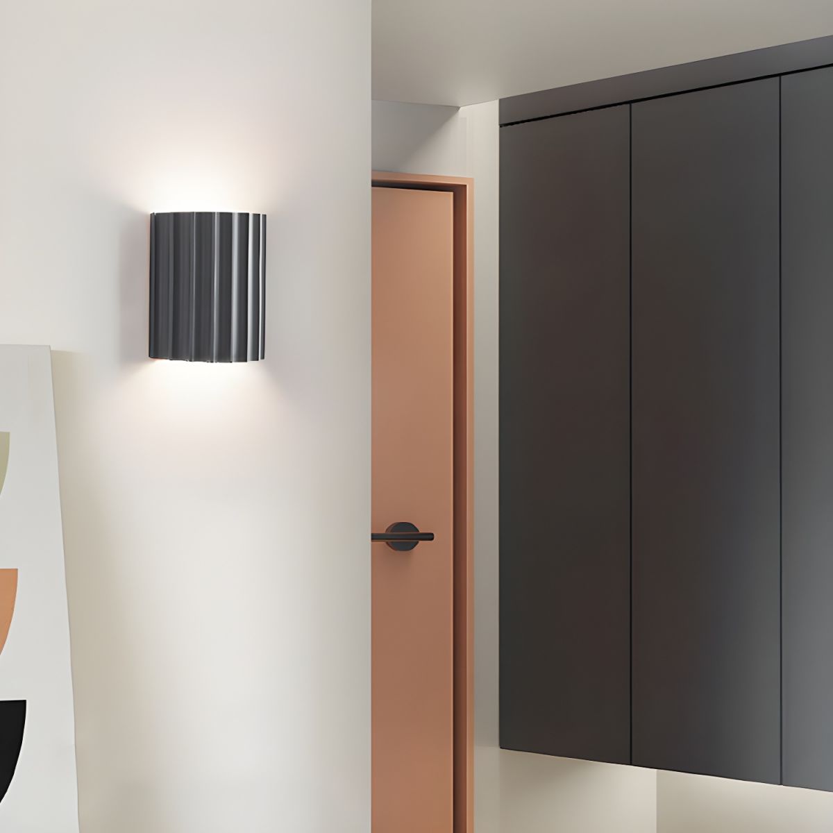 Resin Ribbed Wall Lamp - Letslighting