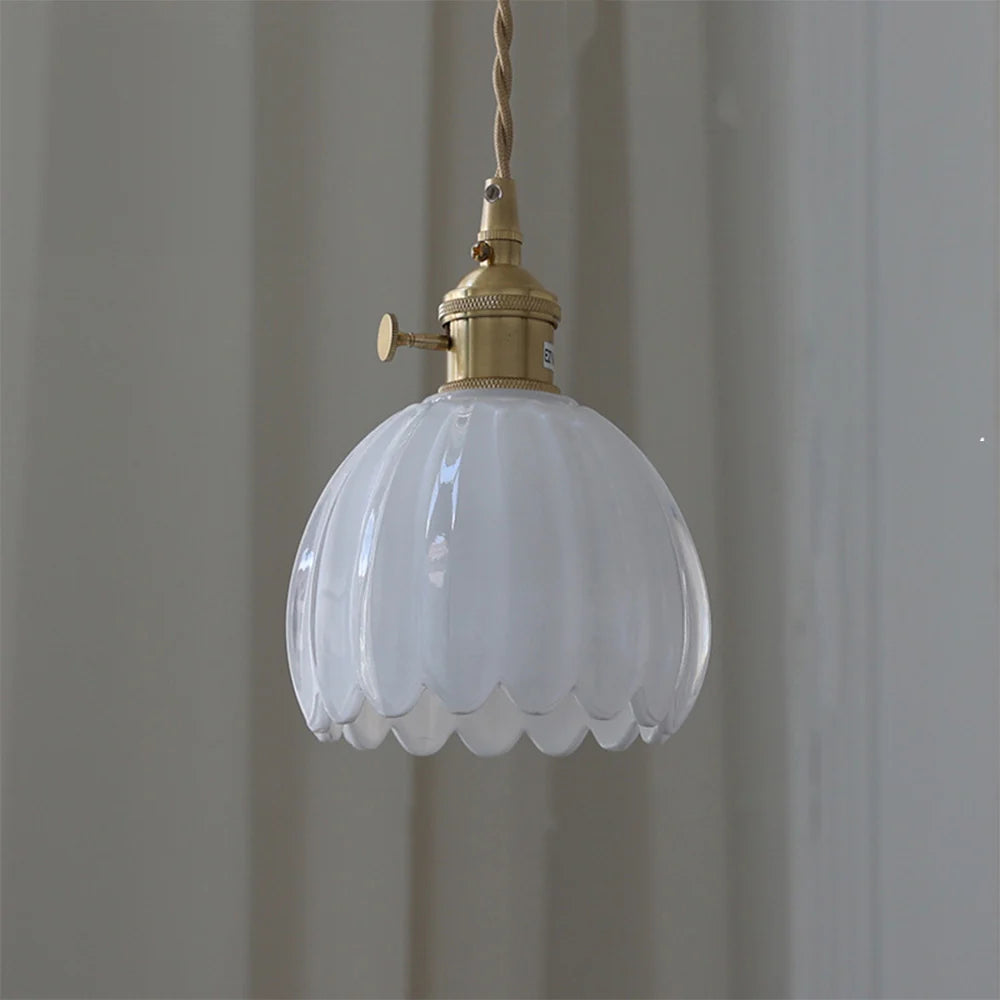 Valentina Retro LED Lámpara Colgante Vidrio Salón