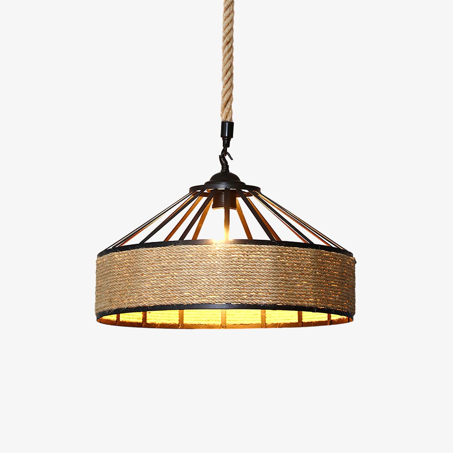 Retro Hemp Rope Exquisite Pendant Light - Letslighting
