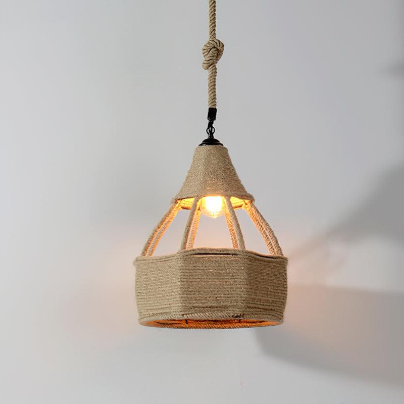 Retro Hemp Rope Exquisite Pendant Light - Letslighting