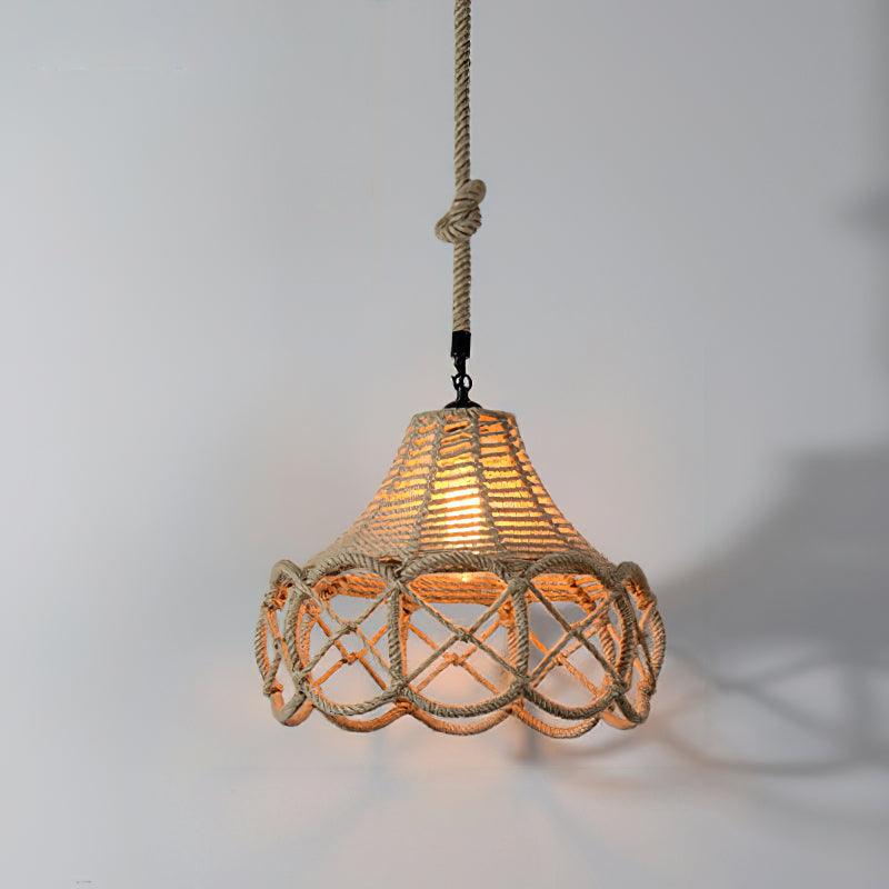 Retro Hemp Rope Exquisite Pendant Light - Letslighting