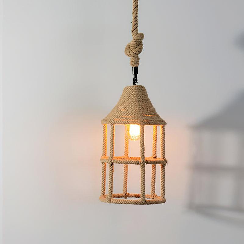 Retro Hemp Rope Exquisite Pendant Light - Letslighting
