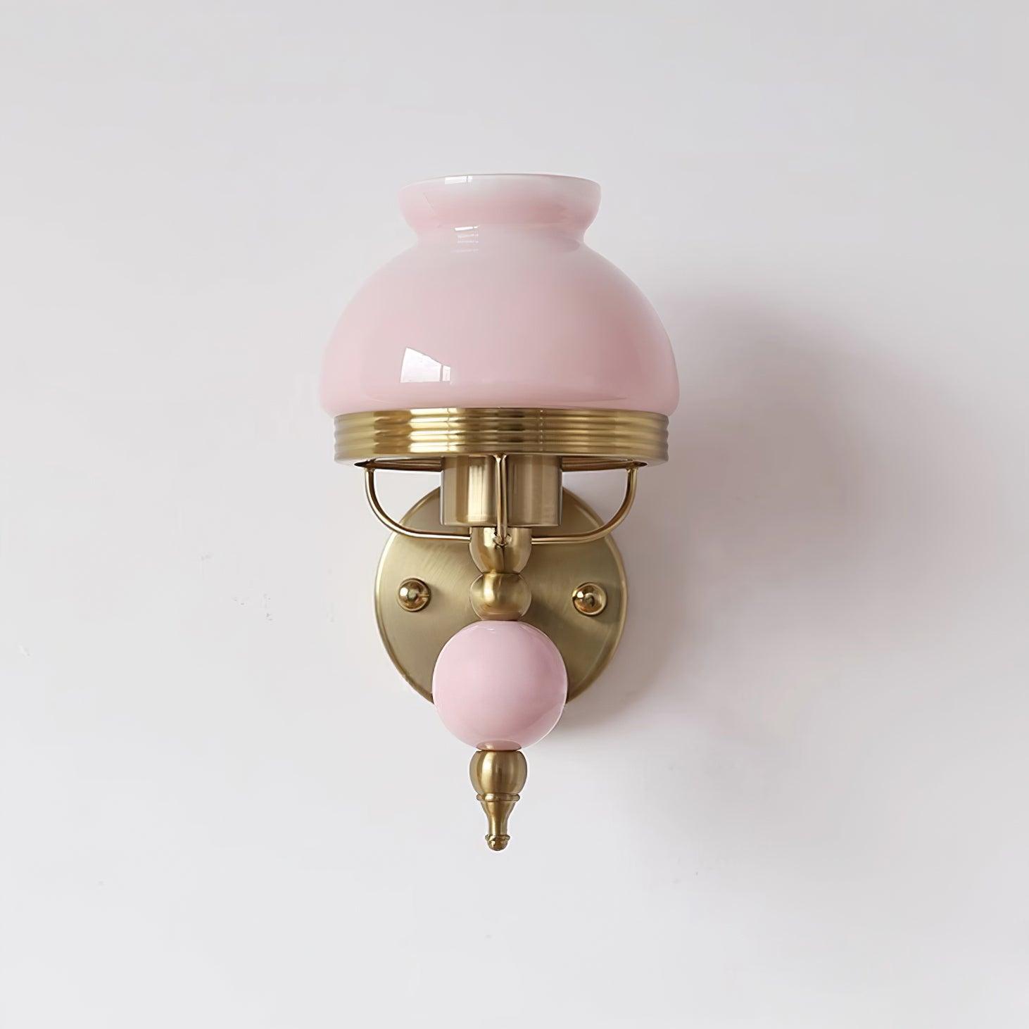 Wall Lamp Glass and Metal Light for Bedroom or Hallway Retro - Letslighting