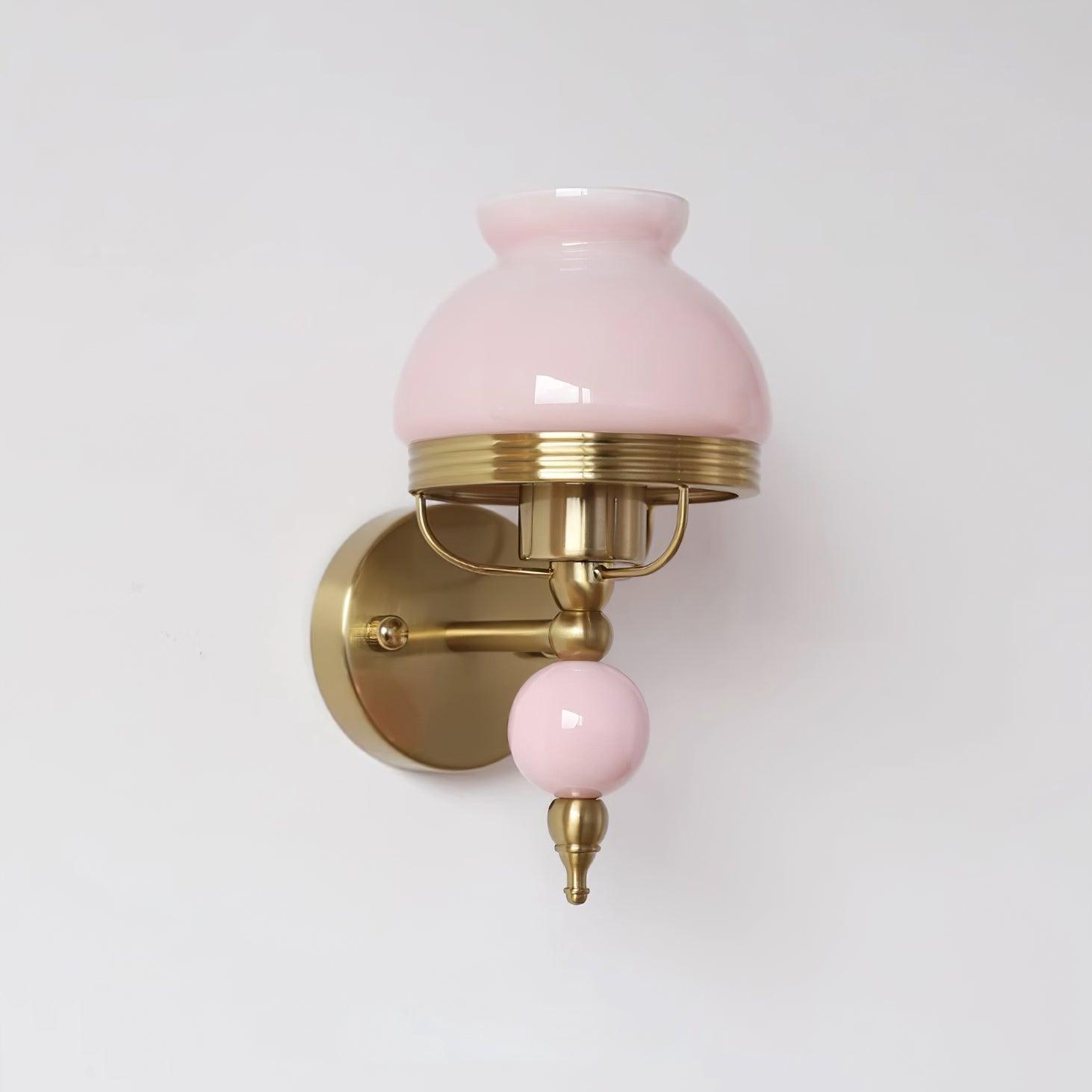 Wall Lamp Glass and Metal Light for Bedroom or Hallway Retro - Letslighting