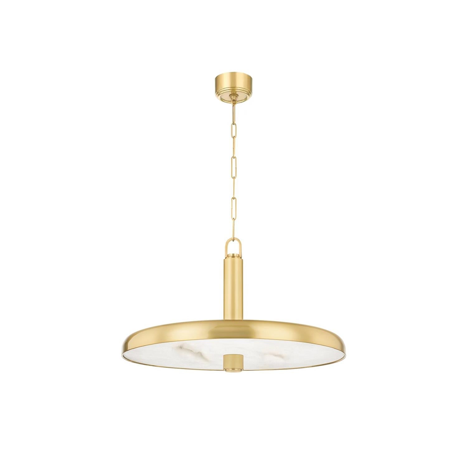 Ivmarel Modern Minimalist Alabaster Pendant Lamp - Lamp Copper