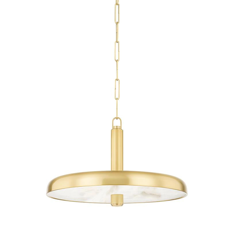 Ivmarel Modern Minimalist Alabaster Pendant Lamp - Lamp Copper