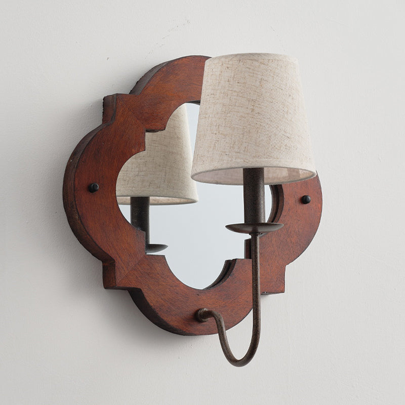 Sytheir Premium Elegance Fabric Wall Lamp - Lamp Copper