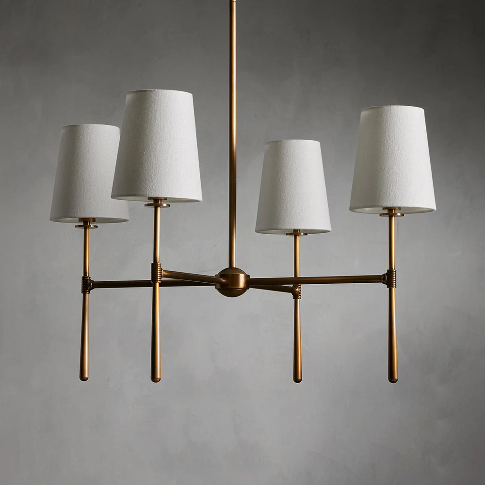 Varenne Round Chandelier - Lamp Copper