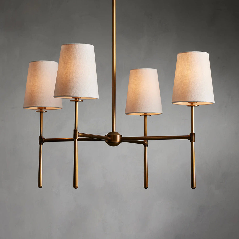 Silva Lámpara de Araña de 4/6 Cabezas Estilo Mid-Century