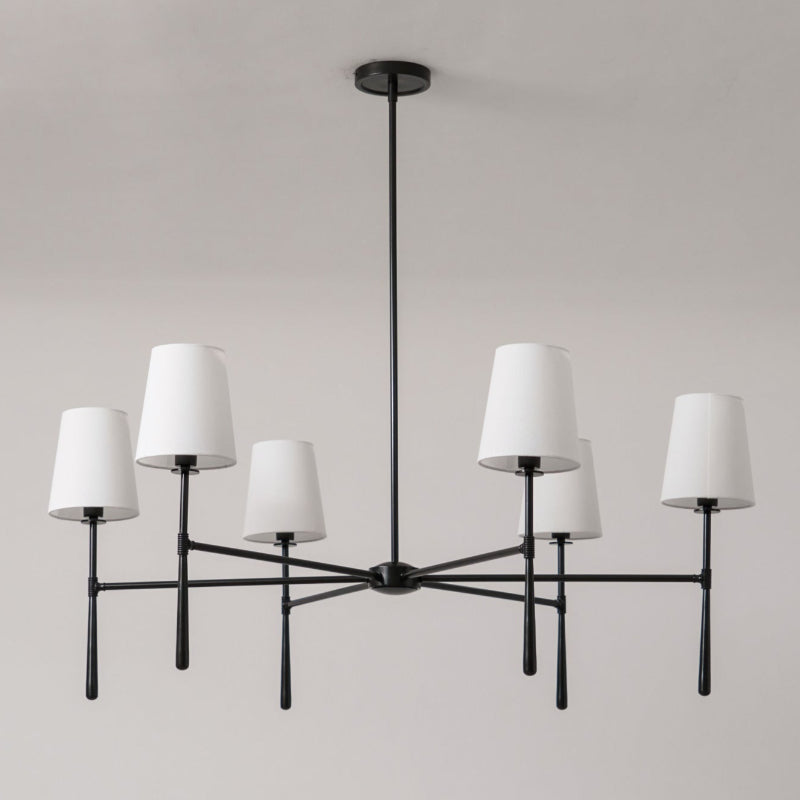 Silva Lámpara de Araña de 4/6 Cabezas Estilo Mid-Century