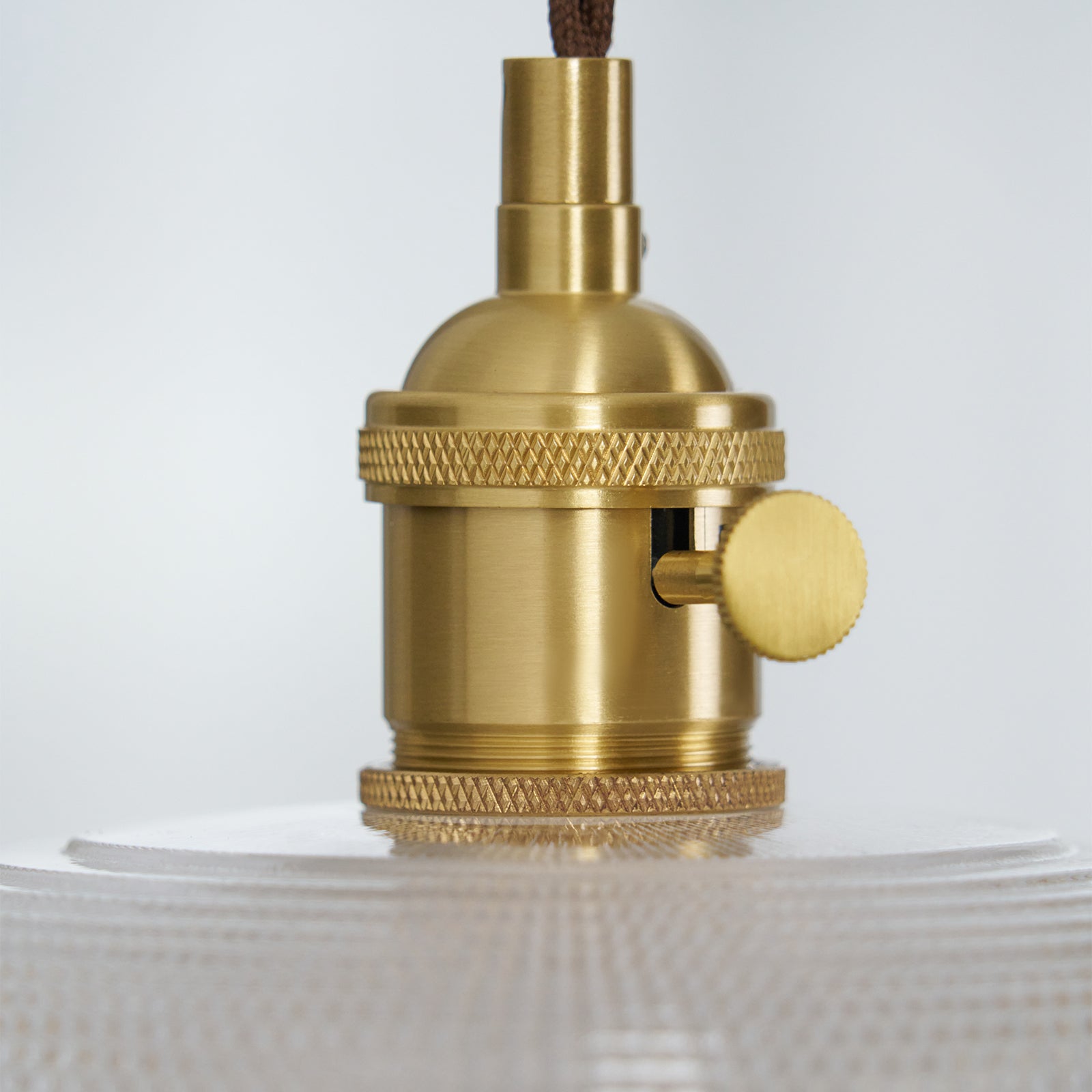 Ribbed Spiral Pendant Light - Letslighting
