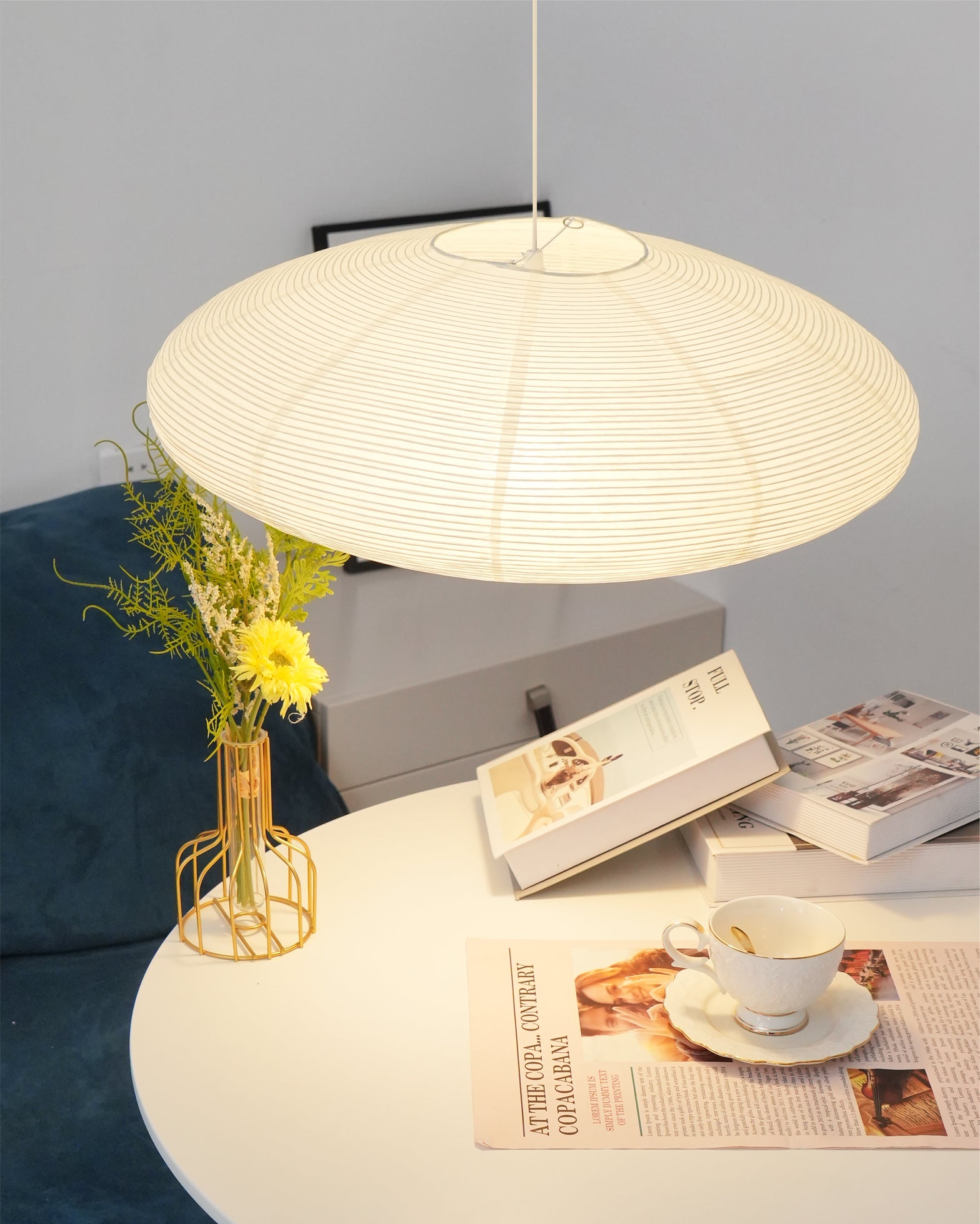 Washi Paper 15A Pendant Light - Letslighting