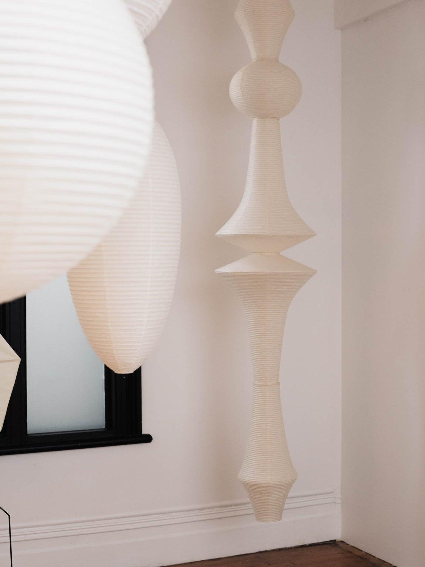 Washi Paper E Pendant Light - Letslighting