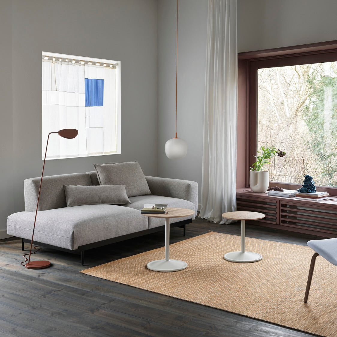 Valentina Pendant Lamp Semi-transparent Glass