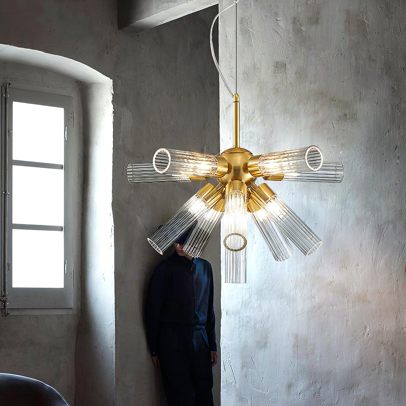 Ringold Postmodern Luxury Sputnik Metal Chandelier - Letslighting