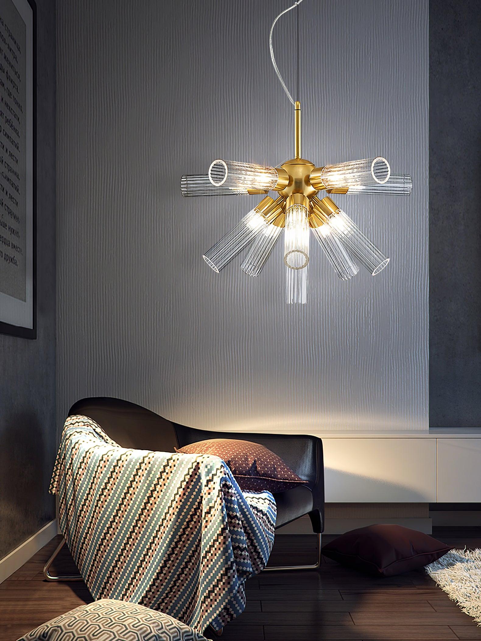 Ringold Postmodern Luxury Sputnik Metal Chandelier - Letslighting