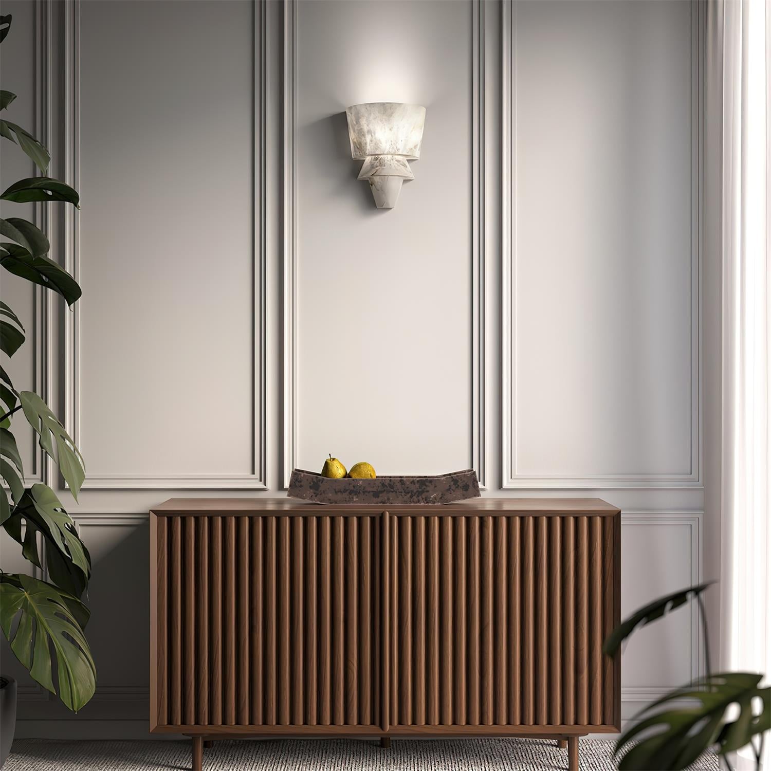 Elyon Elegant White Alabaster Wall Lamp - Letslighting