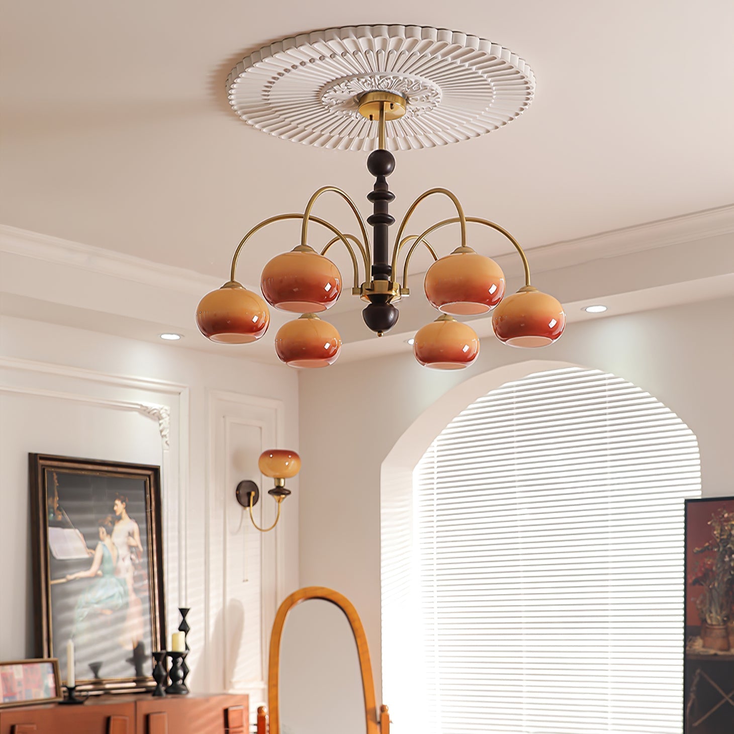 Ripe Persimmon Chandelier - Letslighting