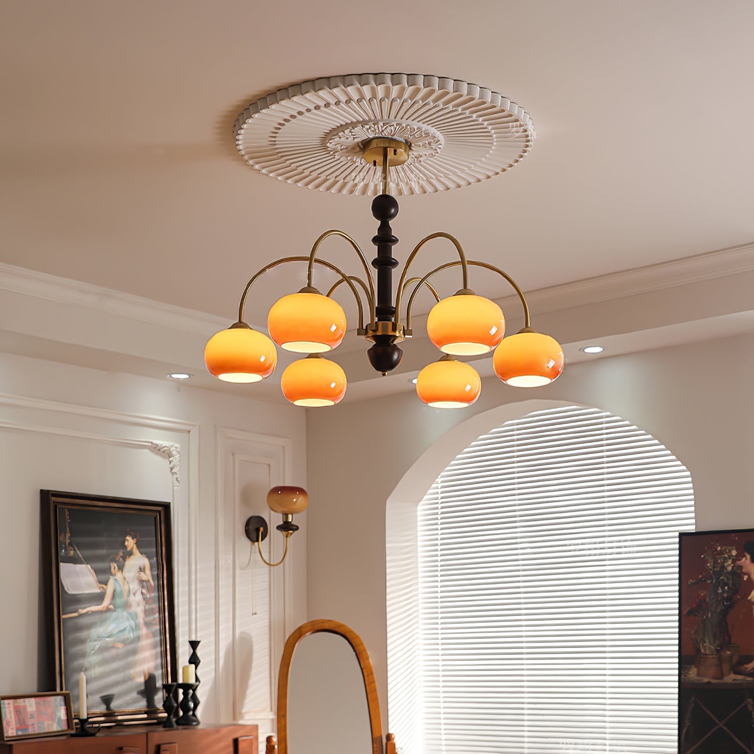 Ripe Persimmon Chandelier - Letslighting