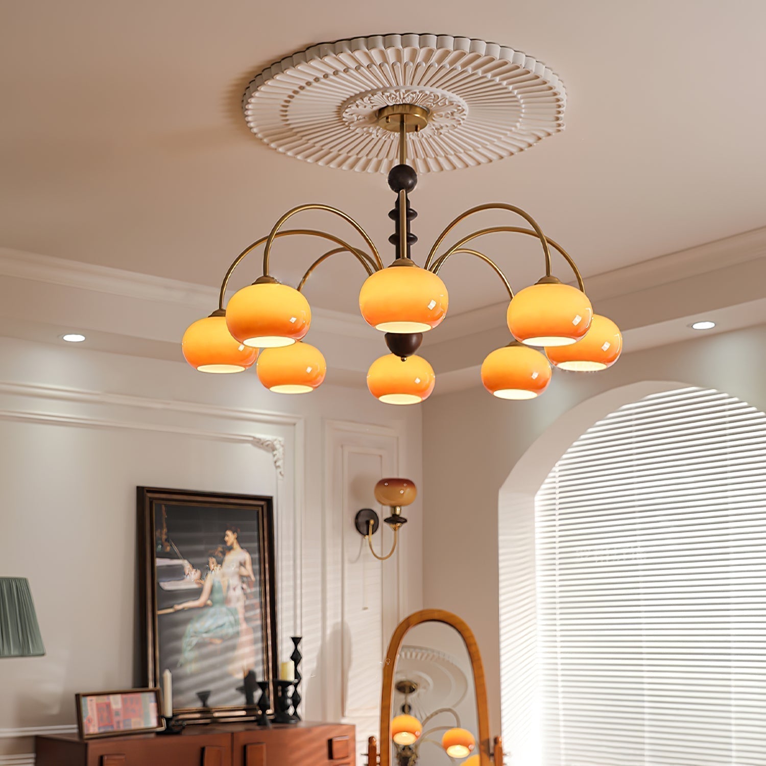 Ripe Persimmon Chandelier - Letslighting