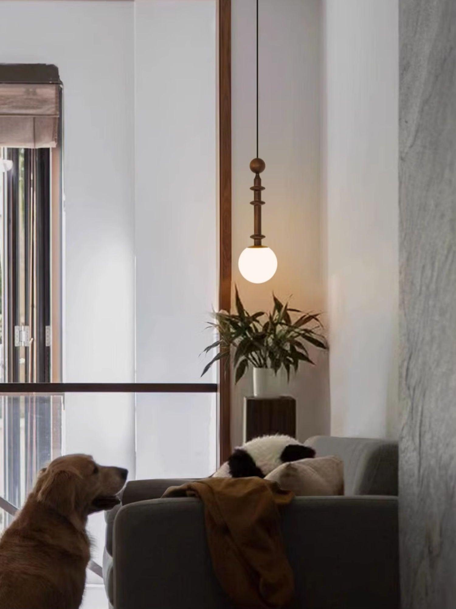Roman Column Small Pendant Light - Letslighting