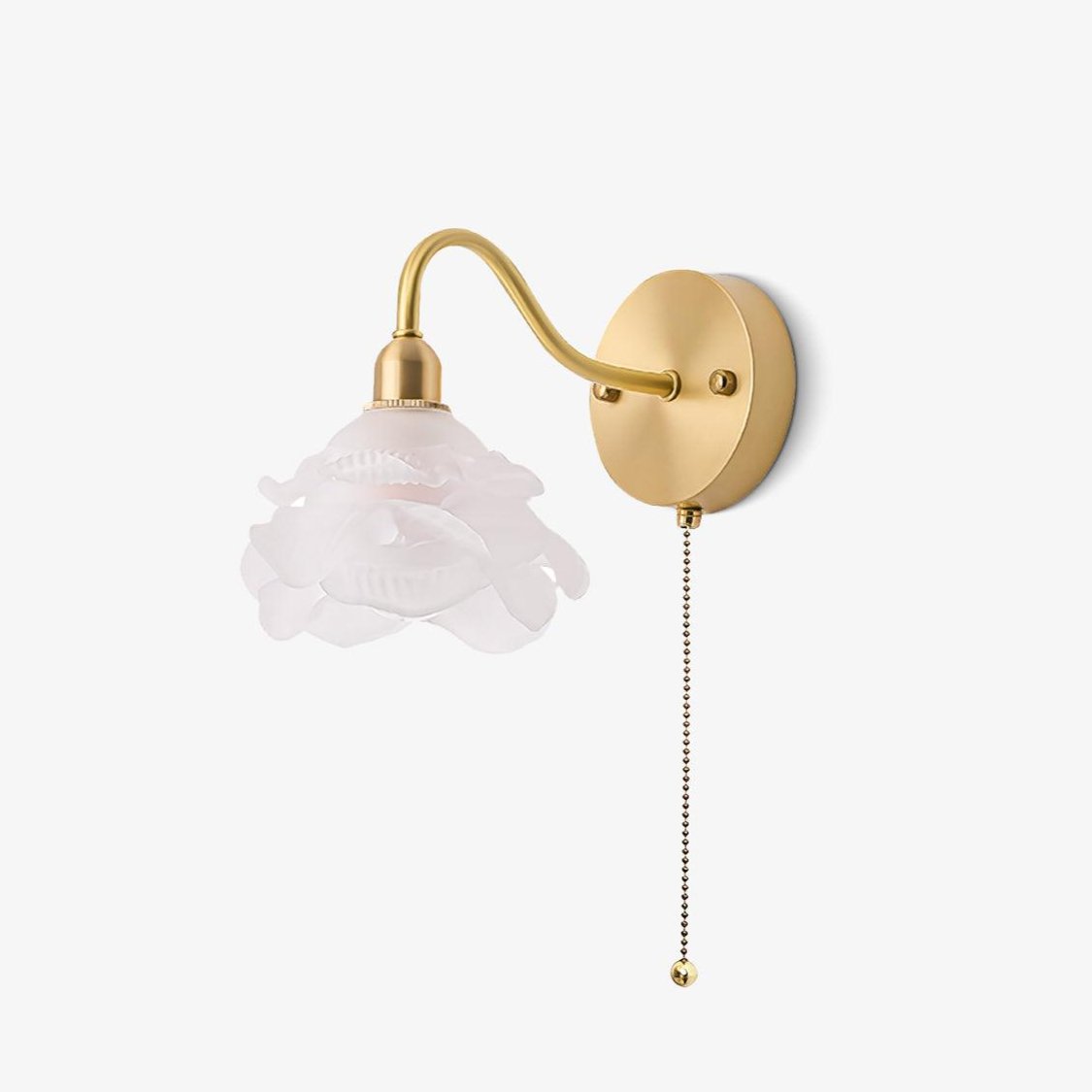 Rose Brass Wall Light - Letslighting