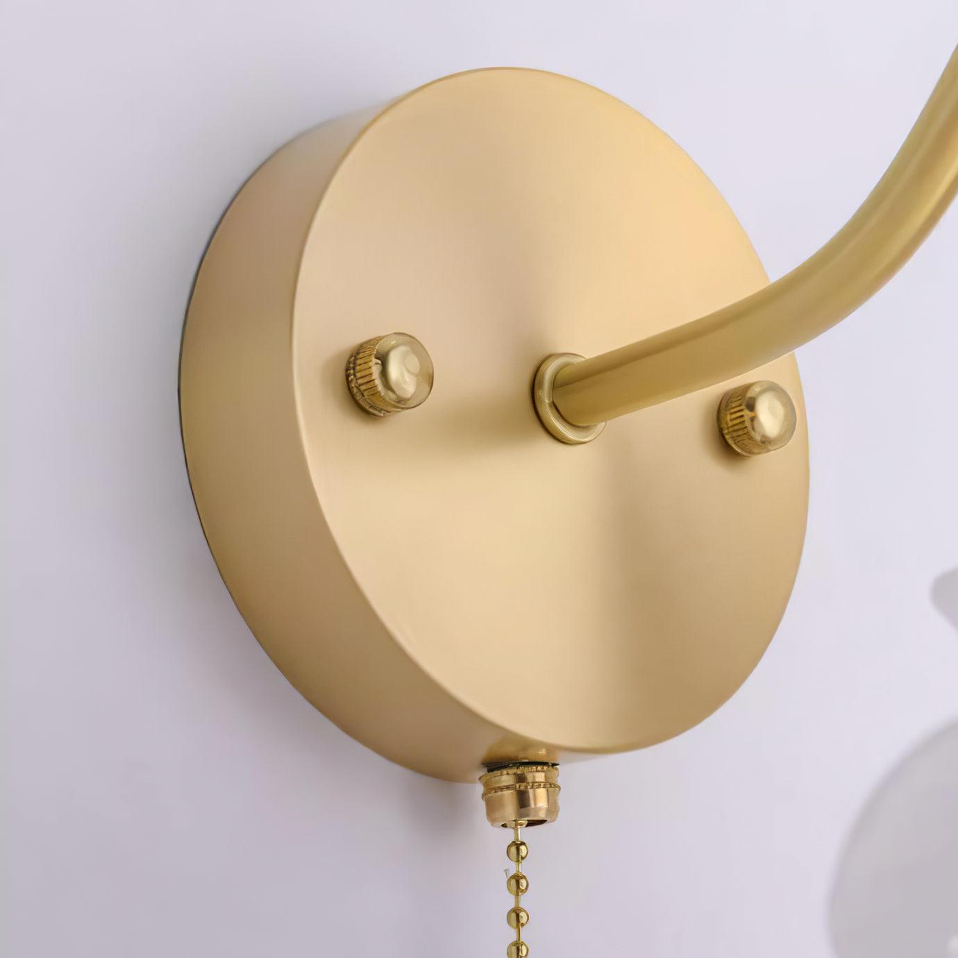 Rose Brass Wall Light - Letslighting