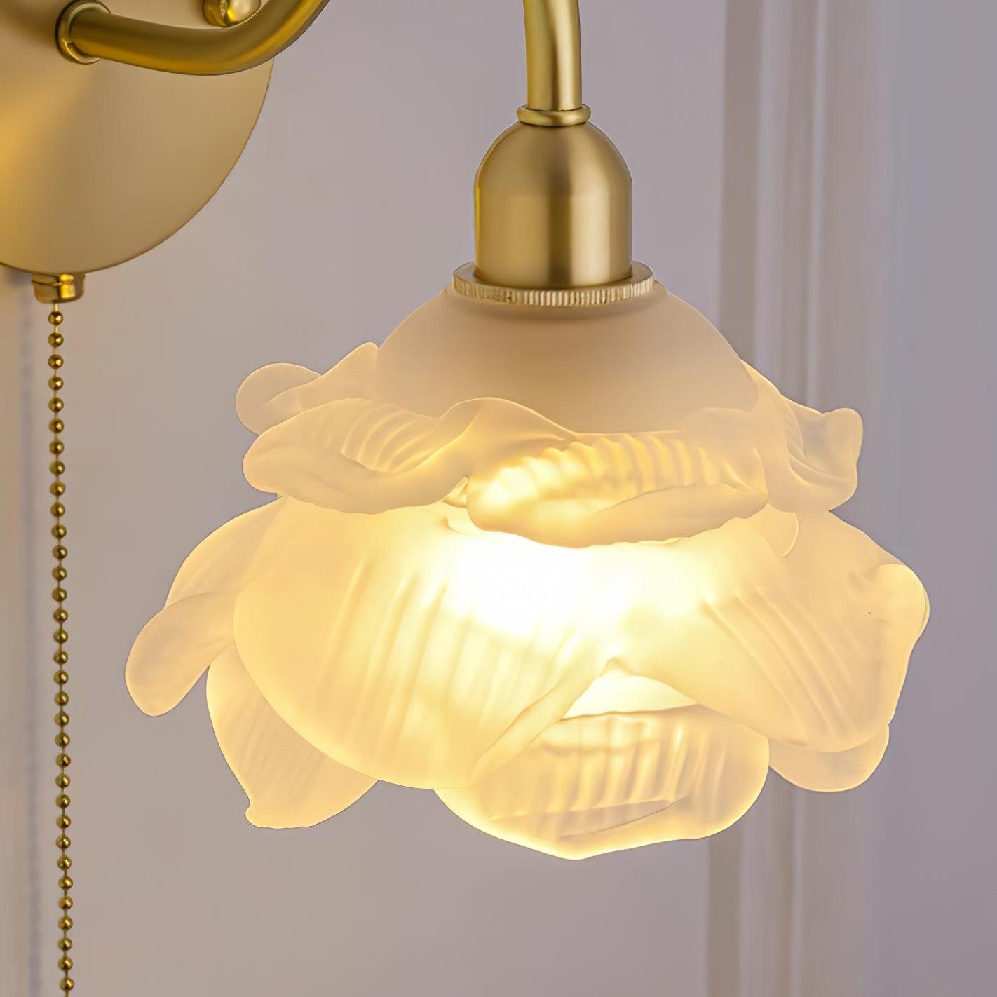 Rose Brass Wall Light - Letslighting