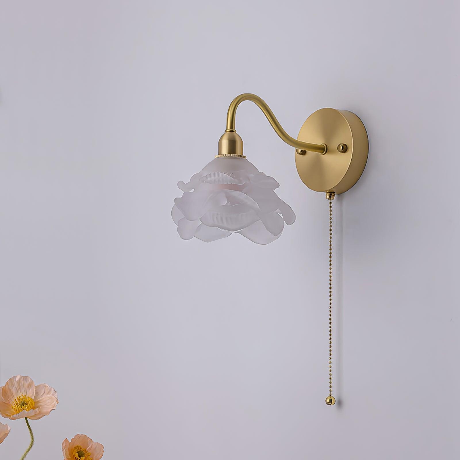 Rose Brass Wall Light - Letslighting