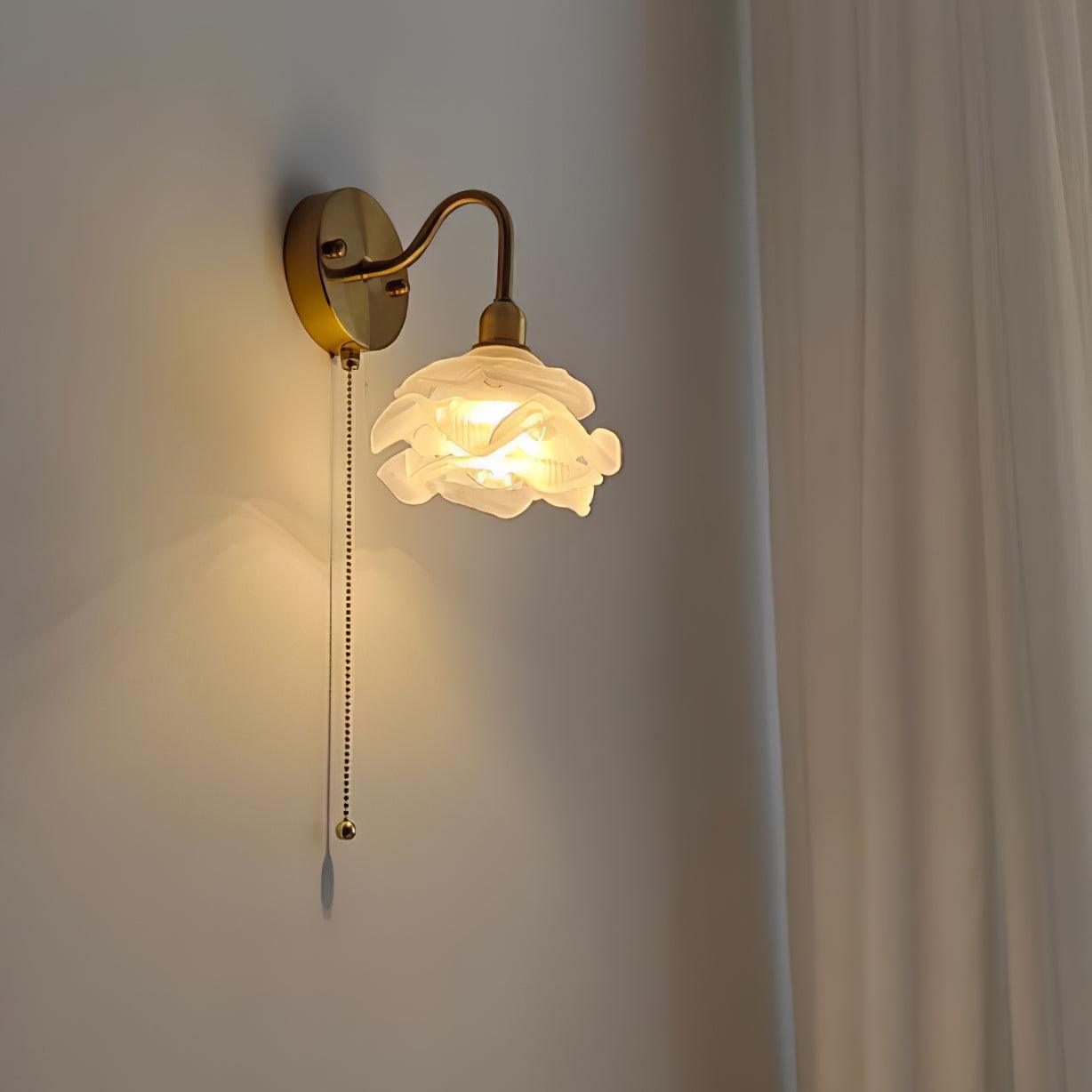 Rose Brass Wall Light - Letslighting