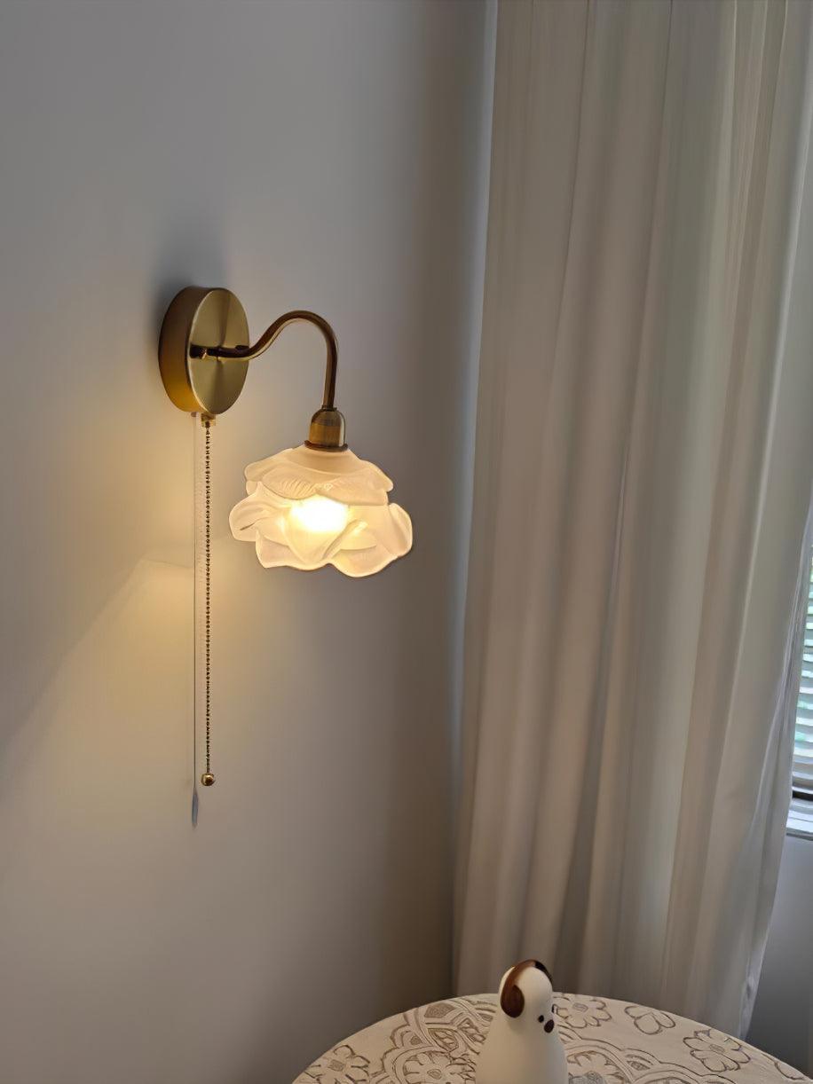 Rose Brass Wall Light - Letslighting