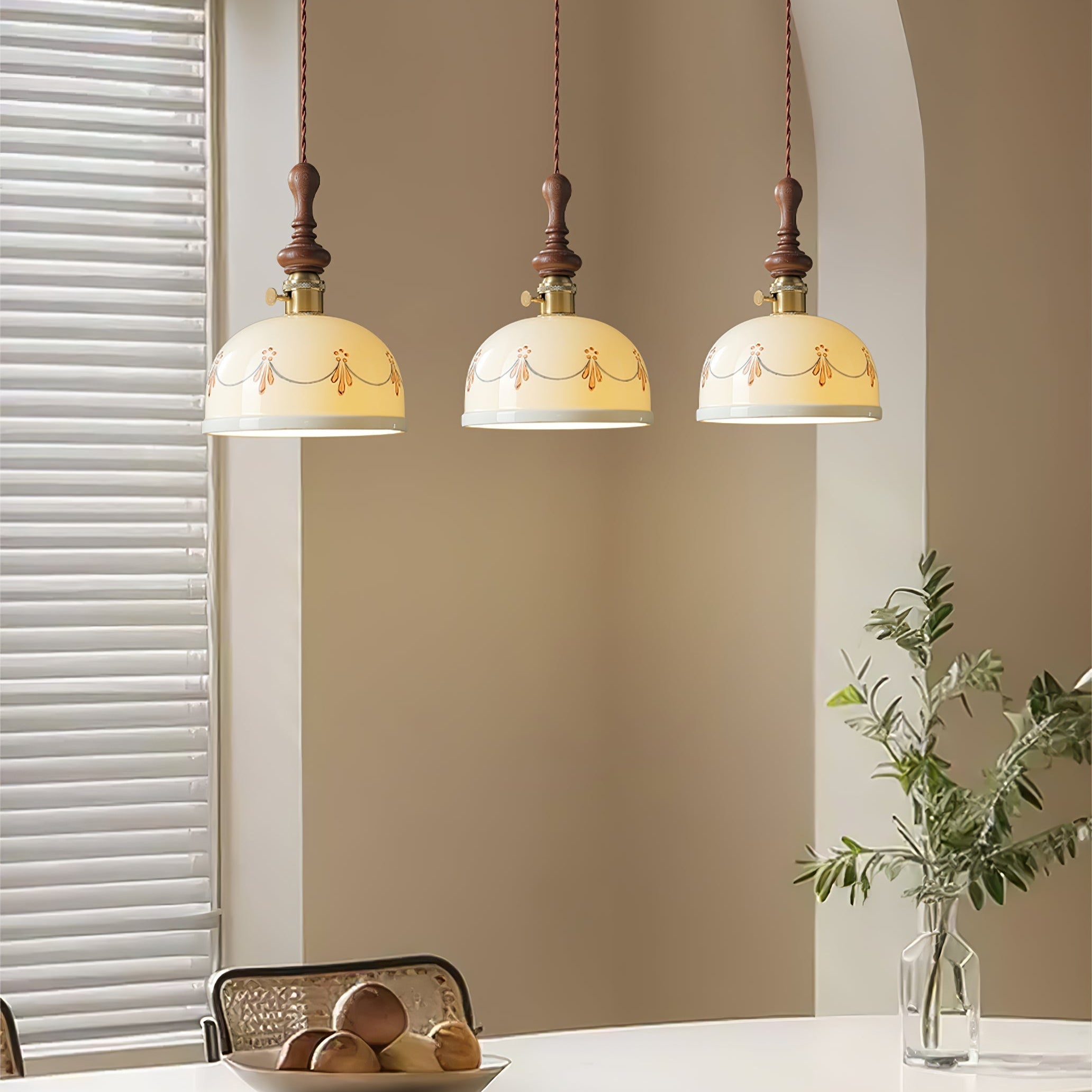Roselind Ceramic Pendant Light - Letslighting
