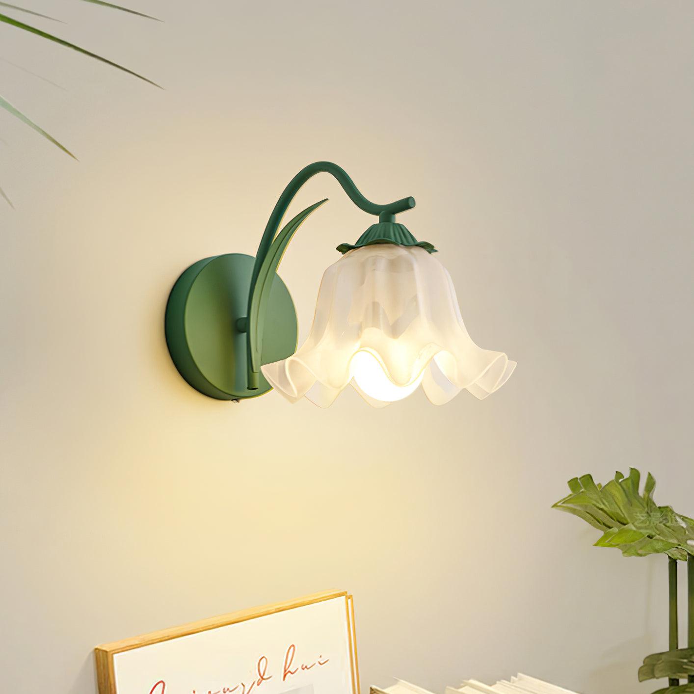 Wall Lamp Botanical Whimsy Green Stem - Letslighting