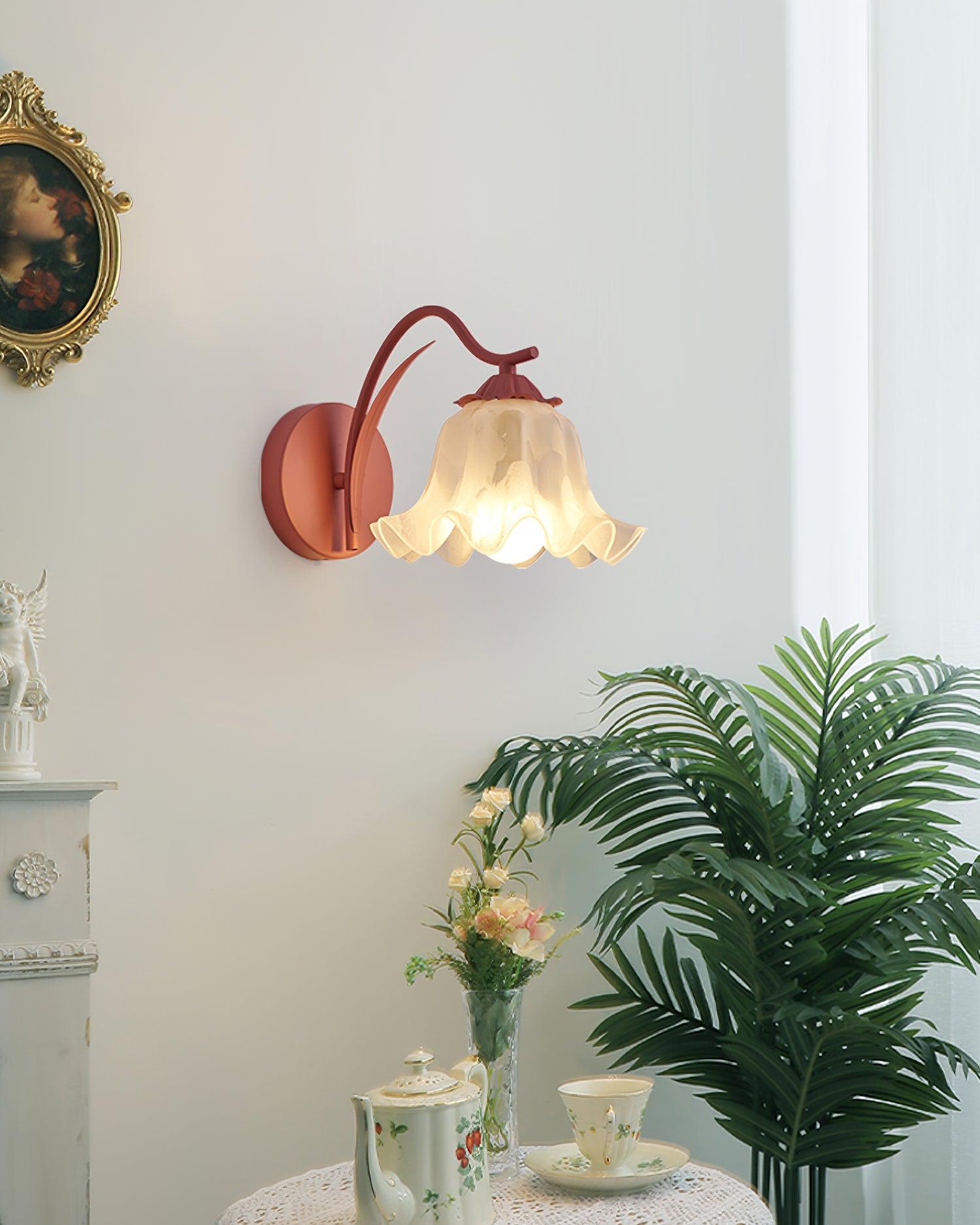 Wall Lamp Botanical Whimsy Green Stem - Letslighting