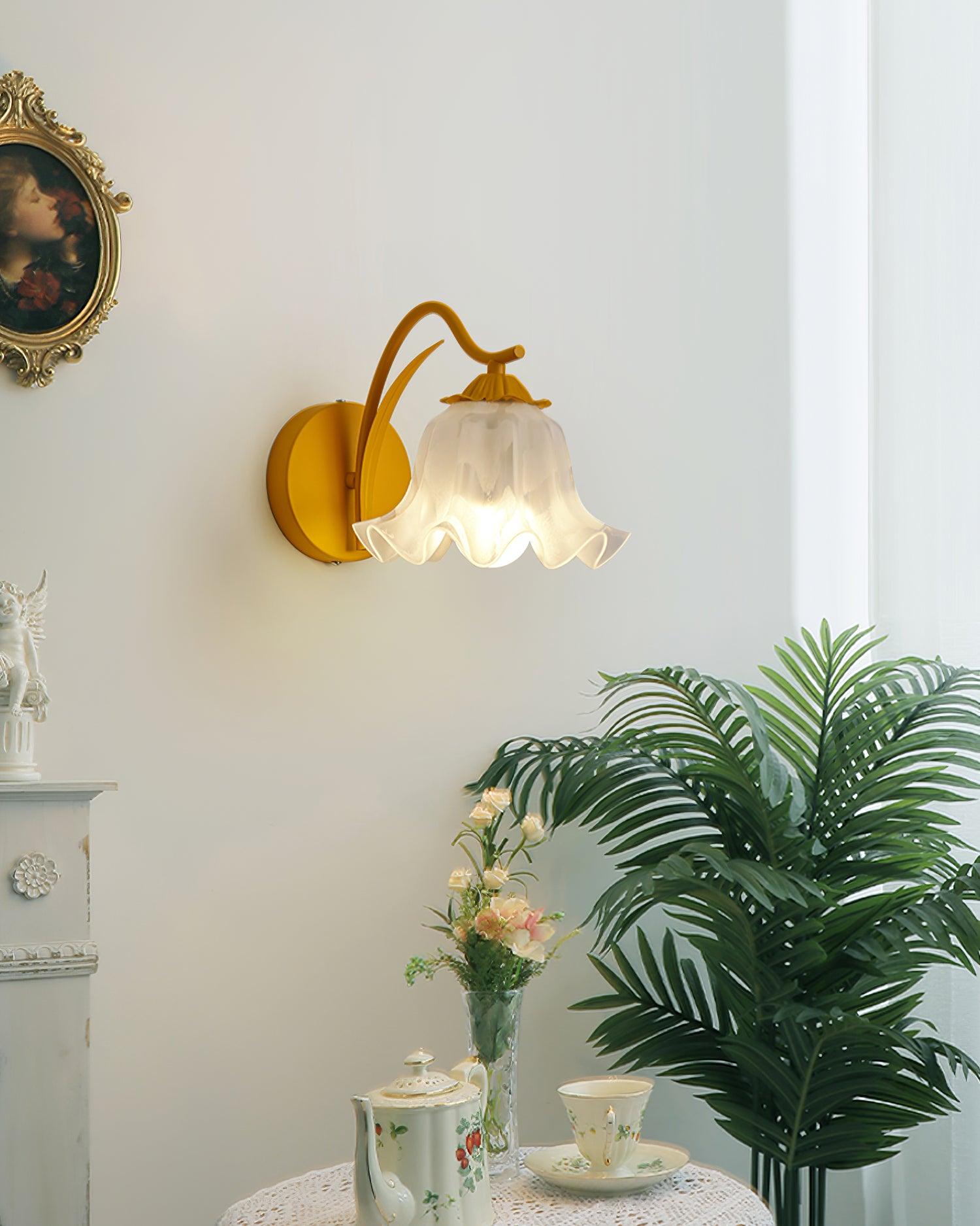 Wall Lamp Botanical Whimsy Green Stem - Letslighting
