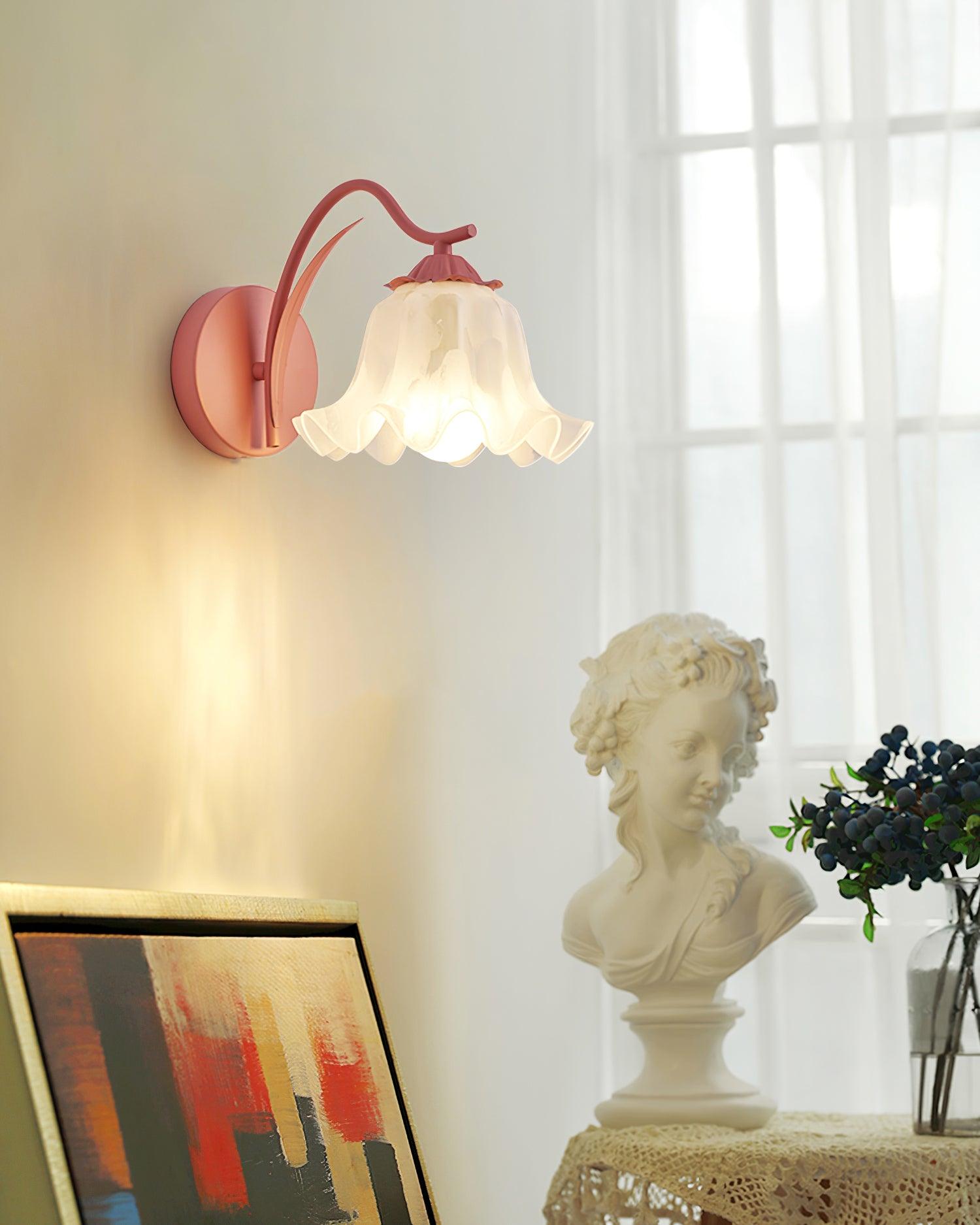Wall Lamp Botanical Whimsy Green Stem - Letslighting
