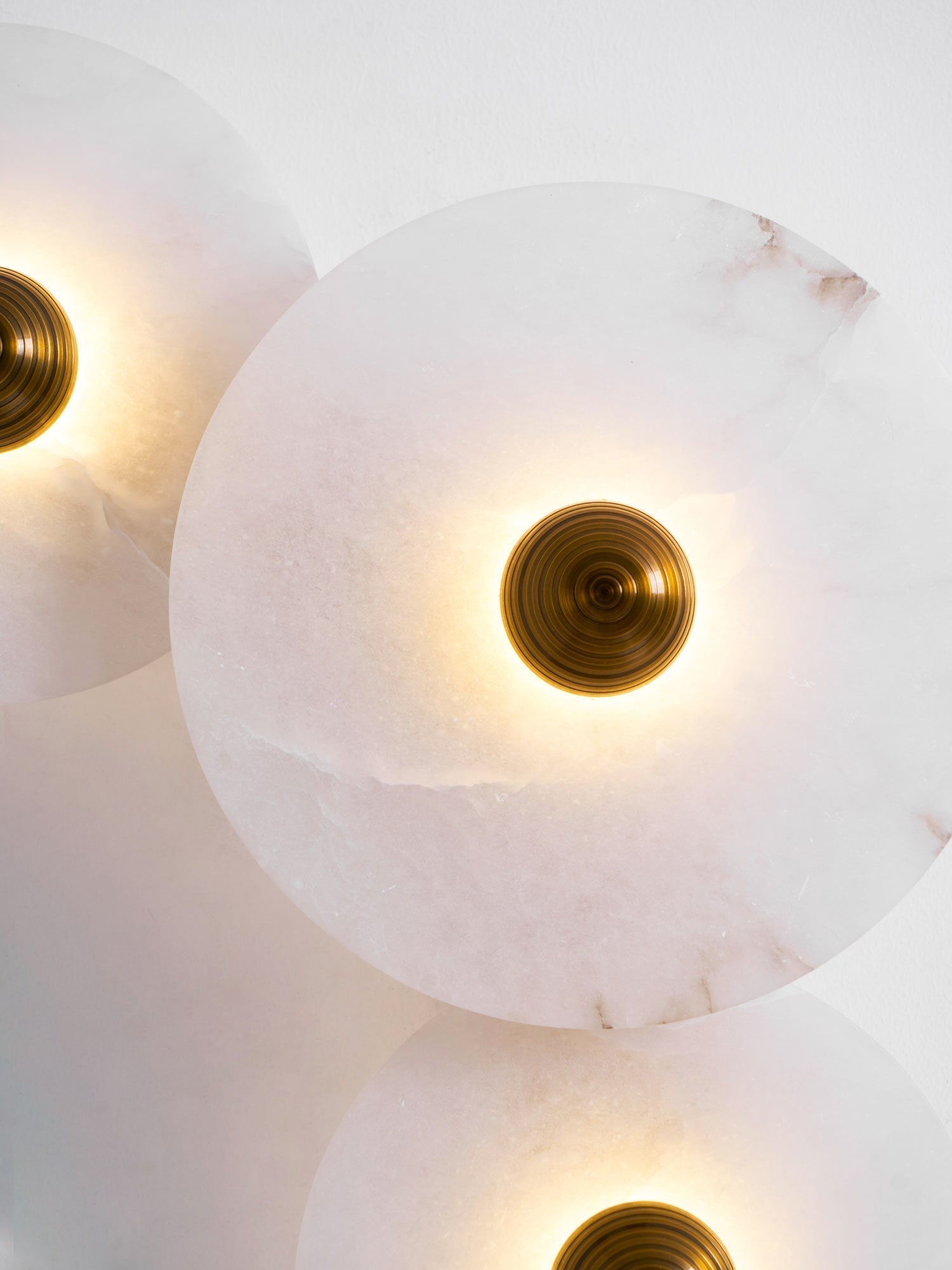 Selene Minimalist Alabaster Ceiling Light - Letslighting