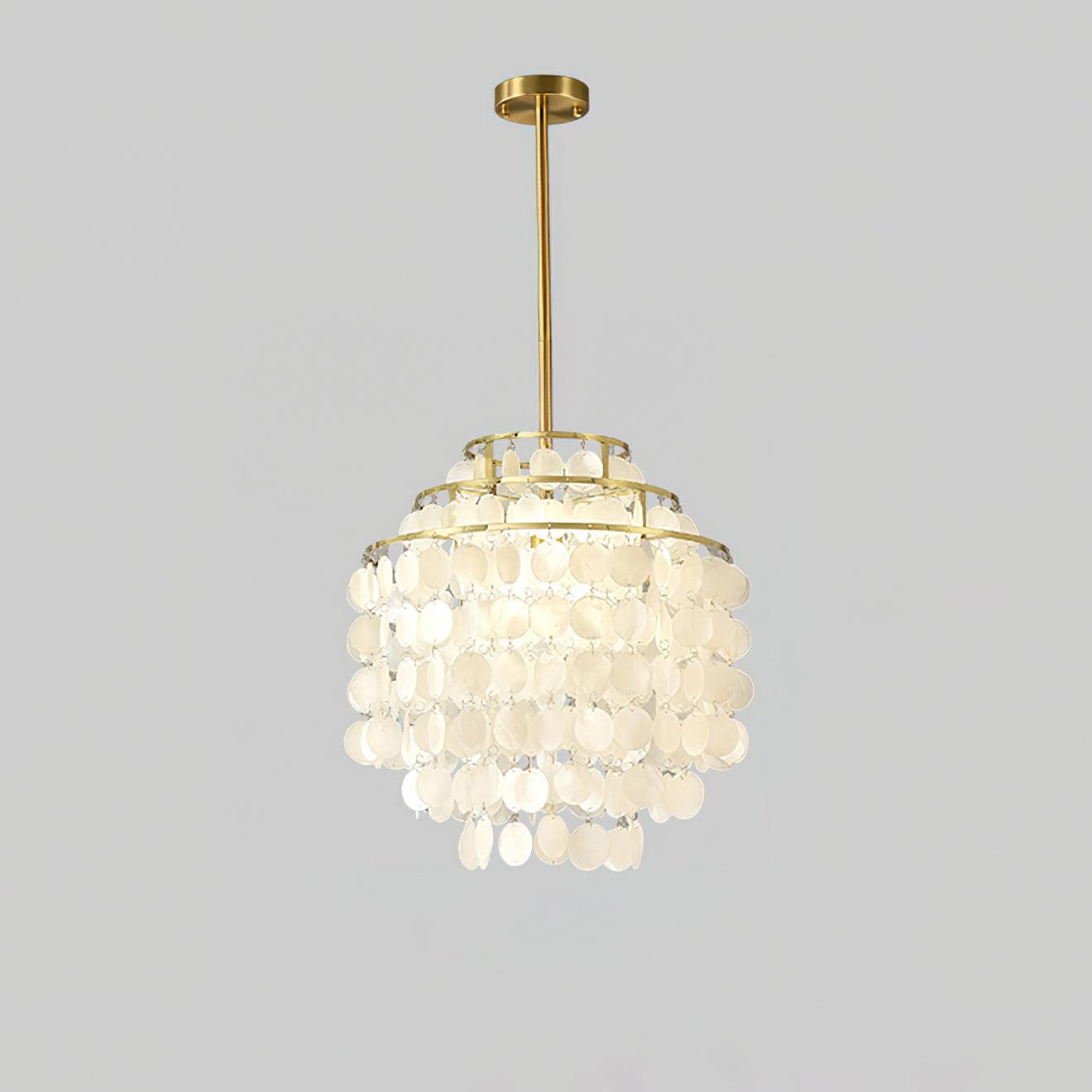 Round Shell Chandelier B - Letslighting
