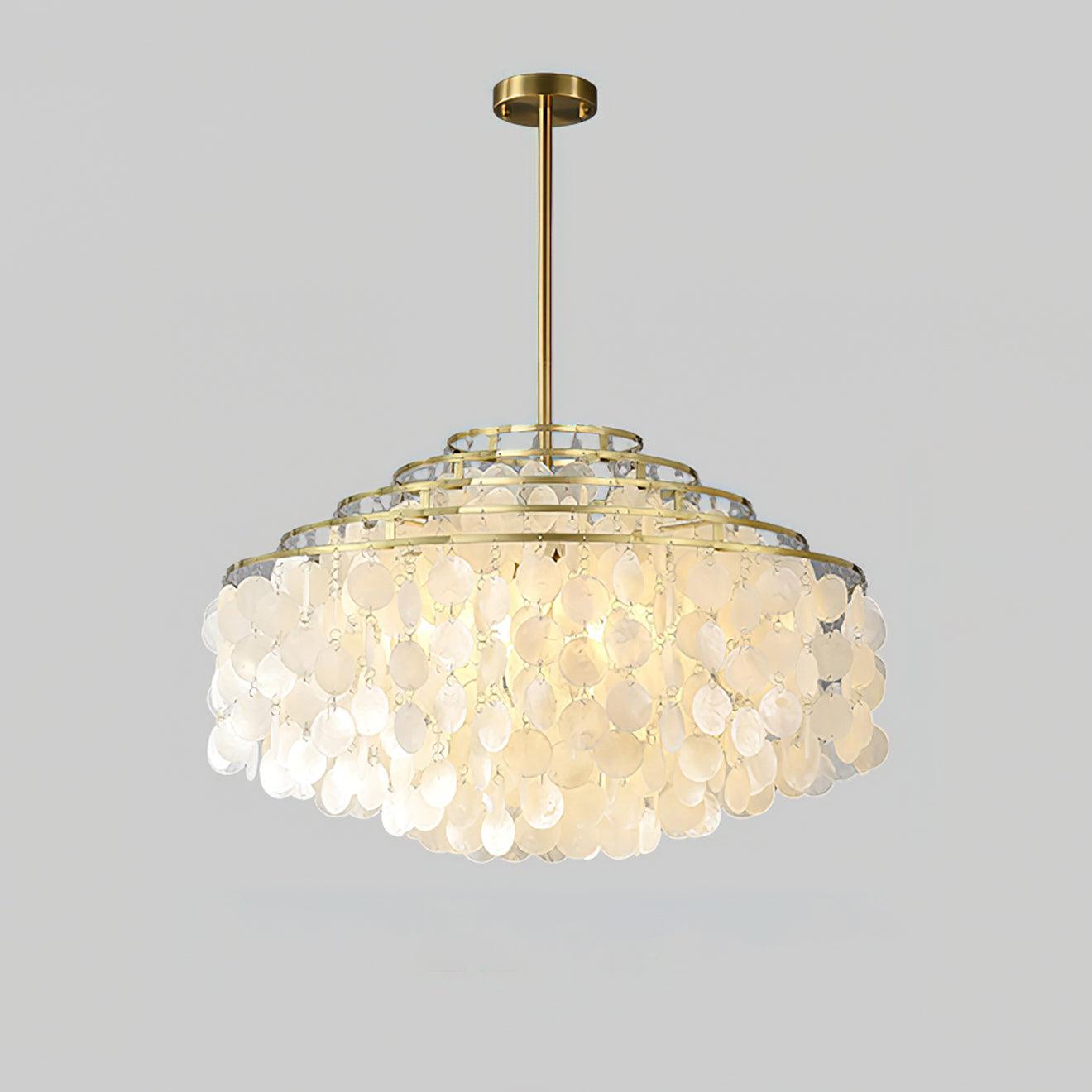 Round Shell Chandelier B - Letslighting