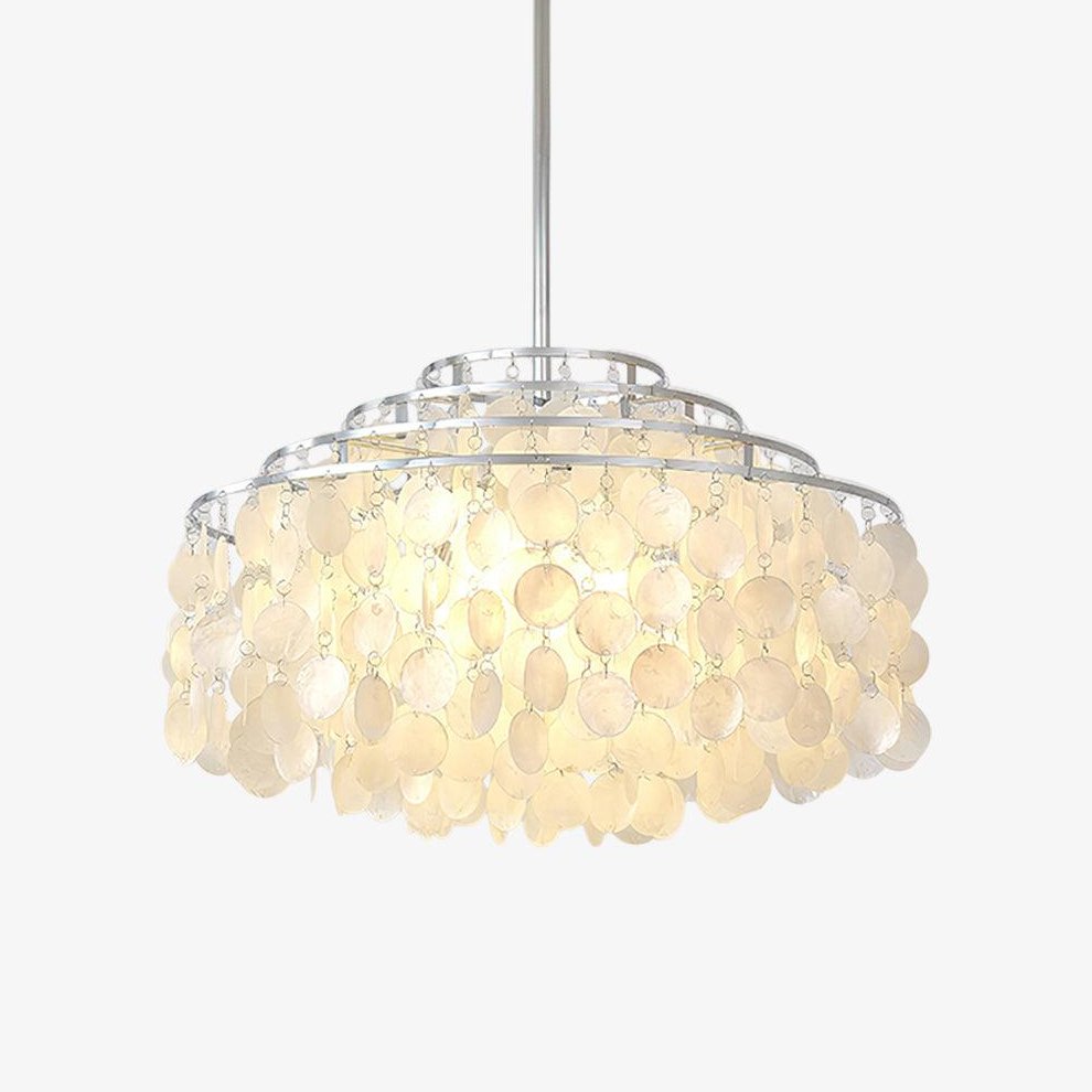 Round Shell Chandelier B - Letslighting