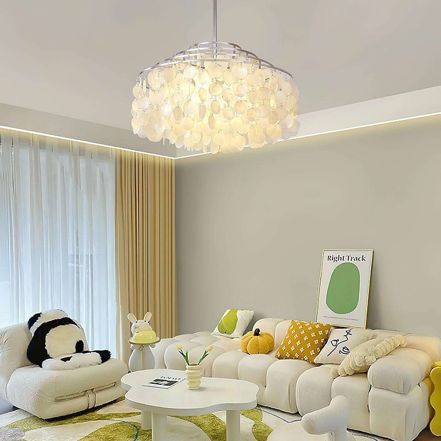 Round Shell Chandelier B - Letslighting