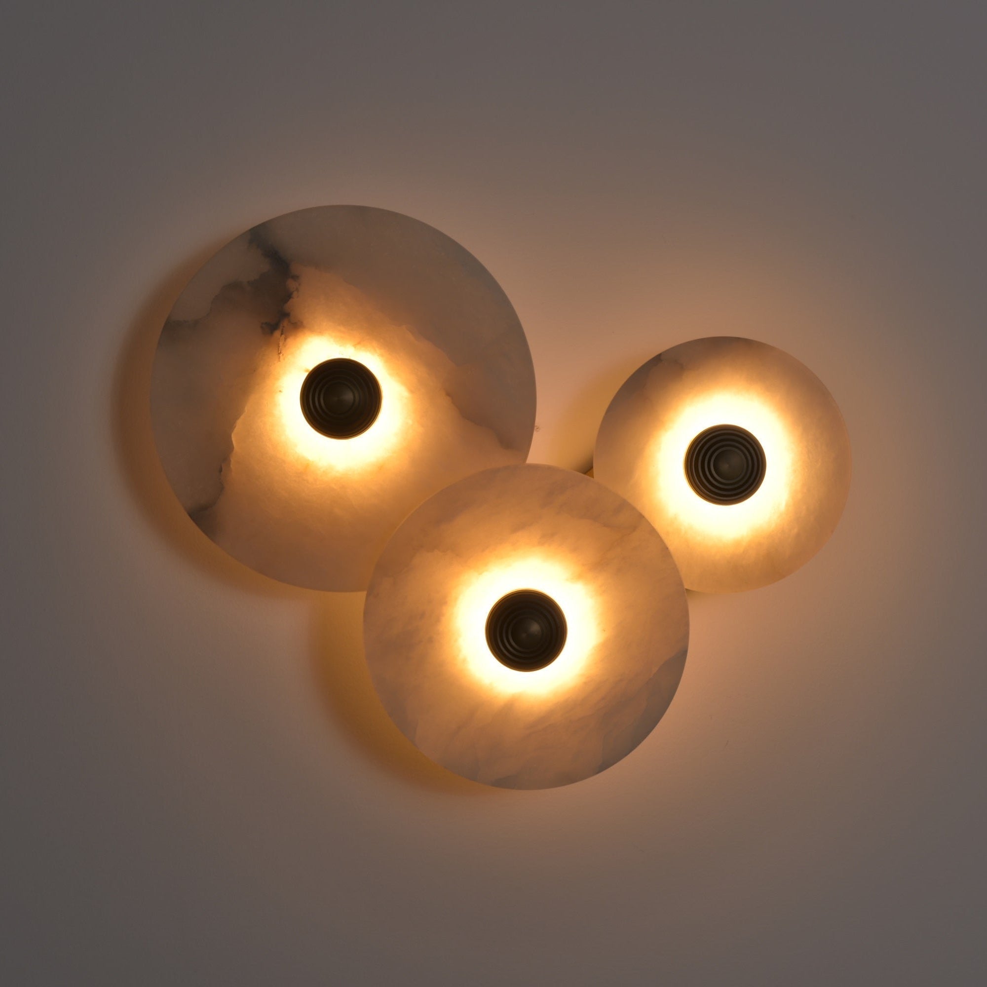 Selene Minimalist Alabaster Ceiling Light - Letslighting