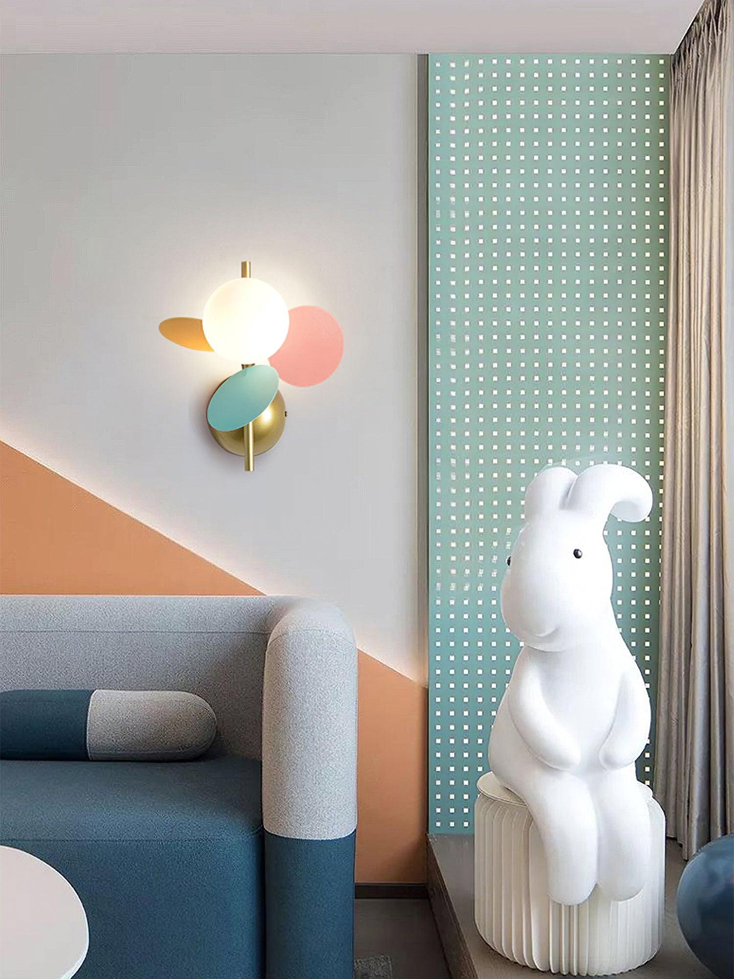 Round Macaron Wall Lamp - Letslighting
