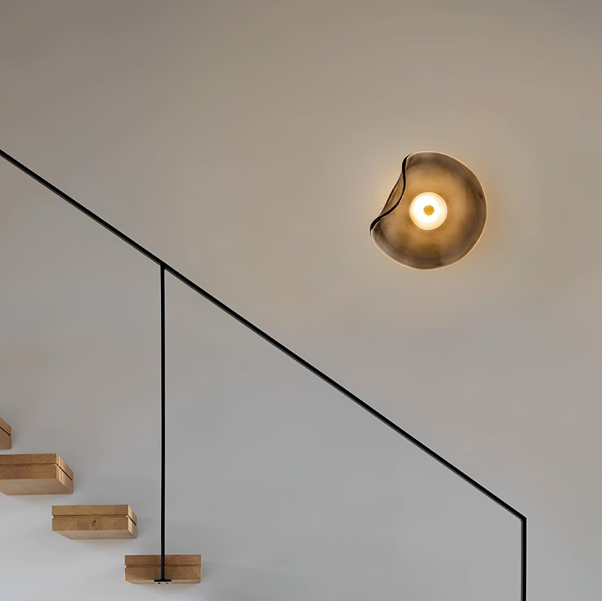 Lunara Amber Glass Ceiling Light - Letslighting