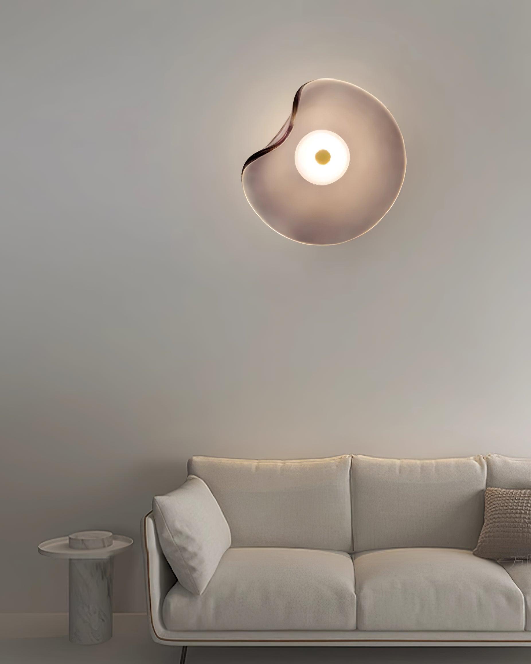 Lunara Amber Glass Ceiling Light - Letslighting