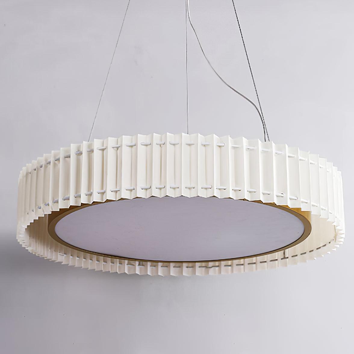 Round Pleated Pendant Lamp - Letslighting