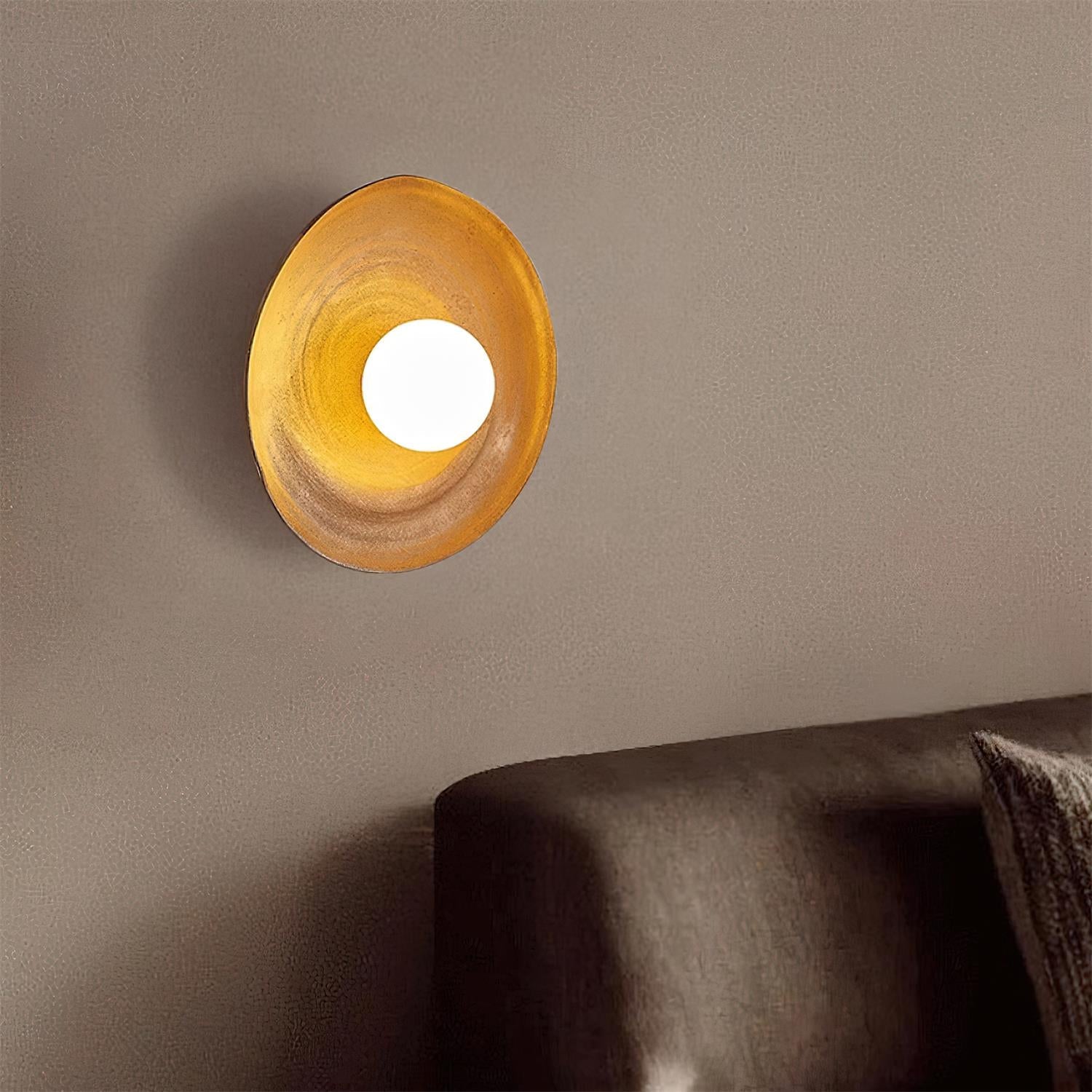 Wall Lamp Fiberglass Globe Nordic - Letslighting