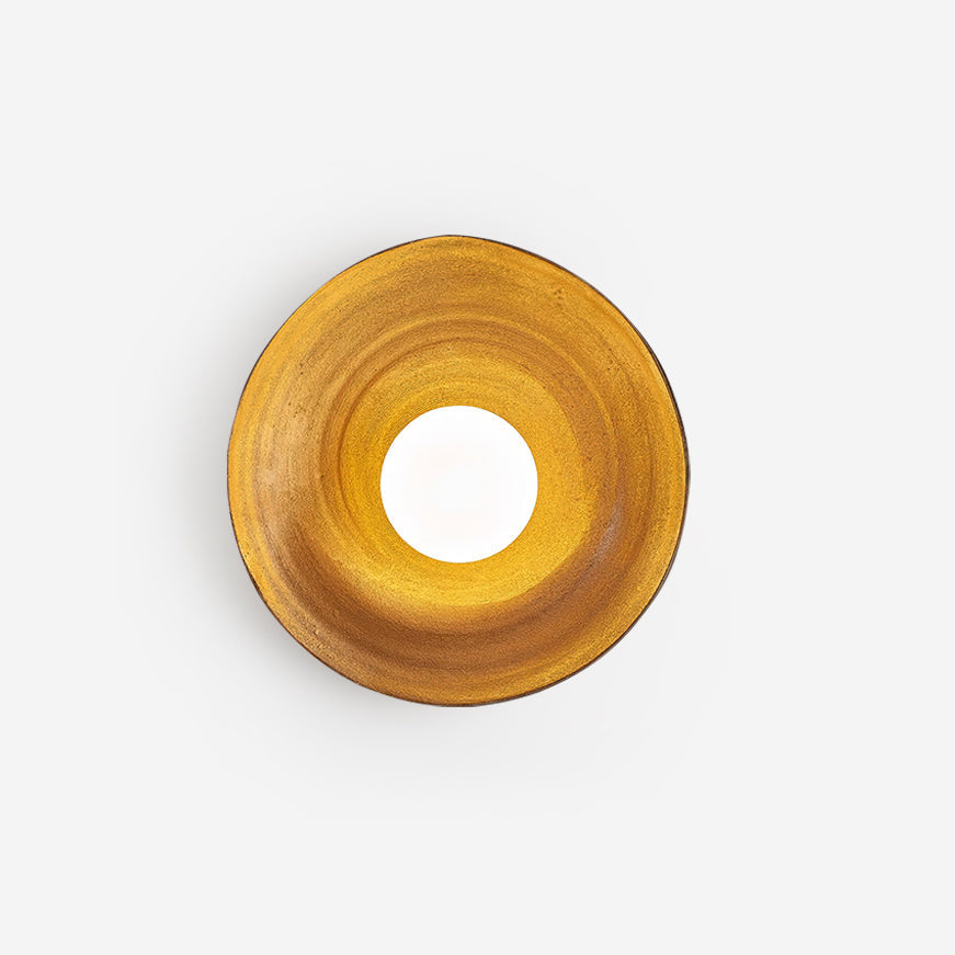 Wall Lamp Fiberglass Globe Nordic - Letslighting