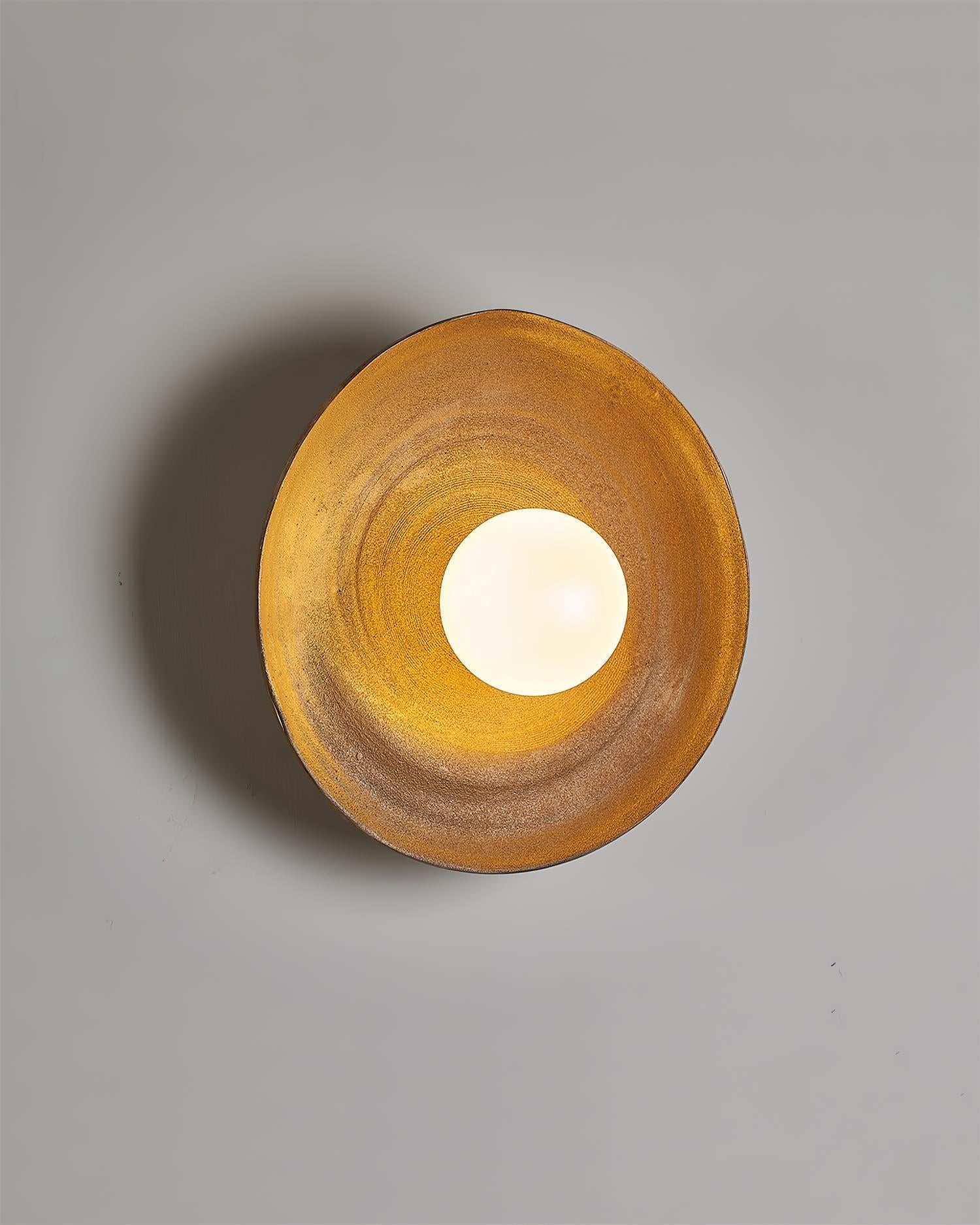 Wall Lamp Fiberglass Globe Nordic - Letslighting