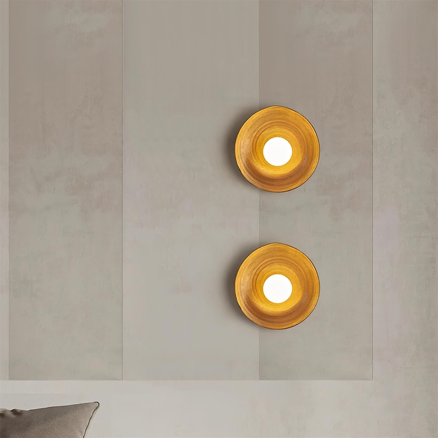 Wall Lamp Fiberglass Globe Nordic - Letslighting